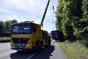 LKW in Boeschung A 3 Rich Frankfurt Hoehe Roesrath Lohmar P172